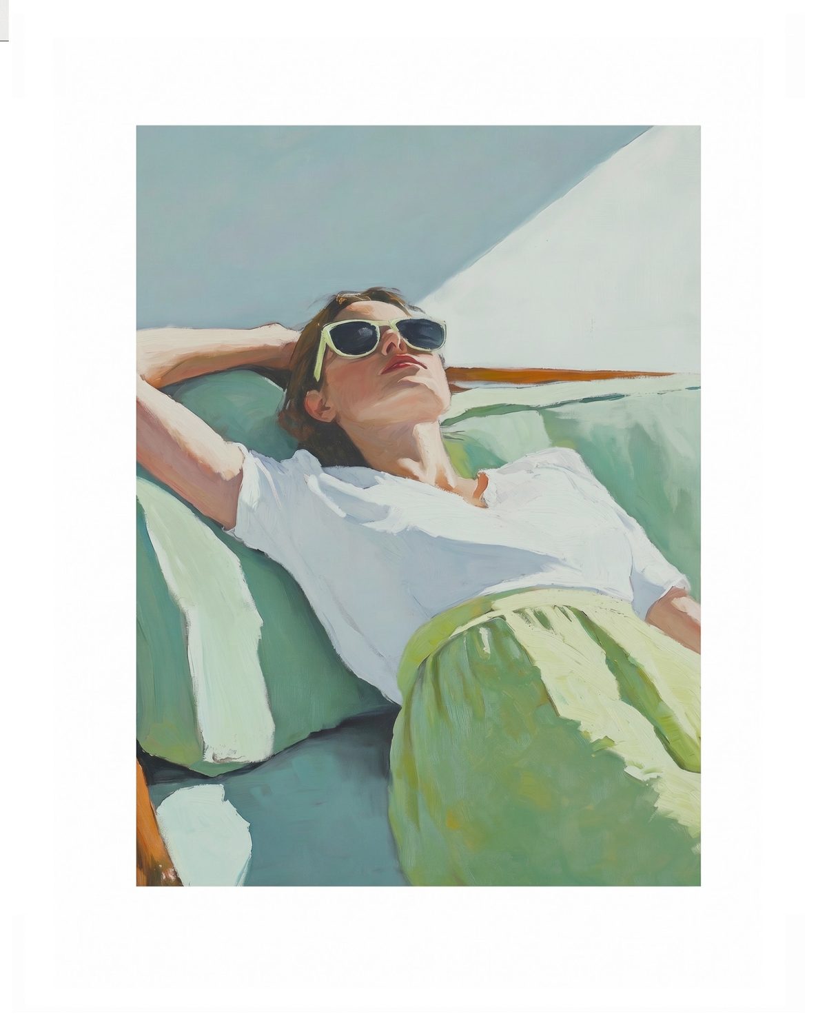 Интерьерная картина Poolside Lounger — изображение 4