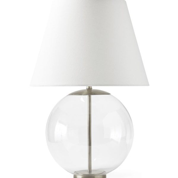 Серебряная настольная лампа Клейтон LHLTL7602PQS LouvreHome