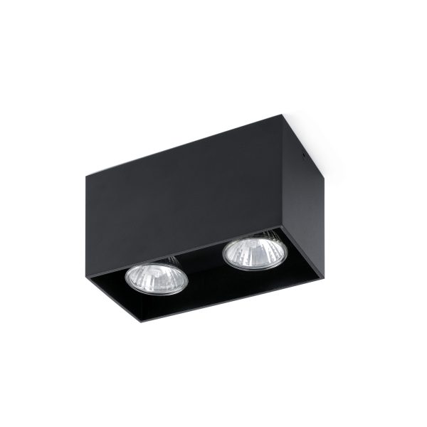 Светильник Tecto черный 2xGU10 50W Faro 63273