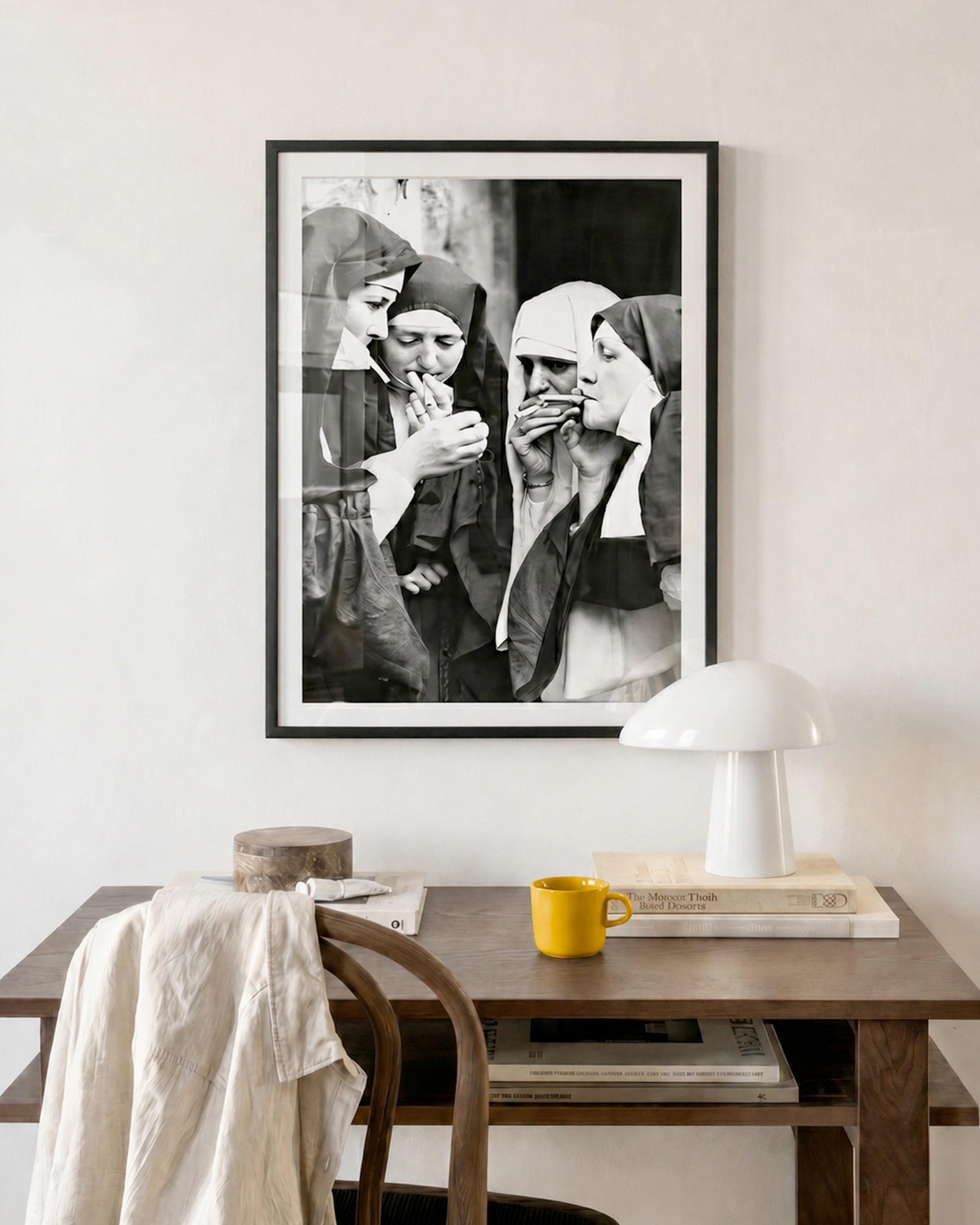 3noaxh Постер Nuns smoking DZ25072220 LouvreHome