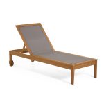 Шезлонг Caterin из эвкалипта зеленый La Forma (ex Julia Grup) CC2158J19