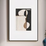 Интерьерный постер Black & beige abstraction PP230364 LouvreHome
