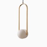 Золотой подвесной светильник Уэлс LHLSC400324SWL LouvreHome