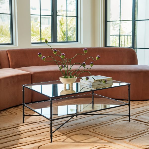 Черный журнальный столик Хьюго LHFCT04927RJ LouvreHome