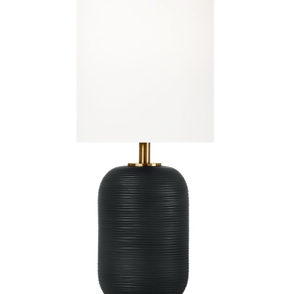 Черная настольная лампа Гретта LTL574749MGI LouvreHome