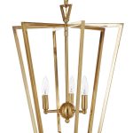 Золотой светильник Франц D8475 brass LouvreHome