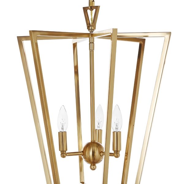 Золотой светильник Франц D8475 brass LouvreHome