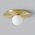 Золотистый настенно-потолочный светильник Ноа LFM220825SWL LouvreHome