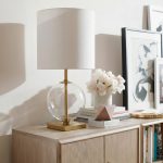 Прозрачная настольная лампа Иветт - М LTL230838CLM LouvreHome