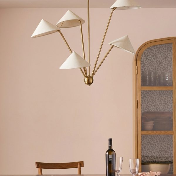 Люстра с пятью лампами Мантис LCH340325XNP LouvreHome