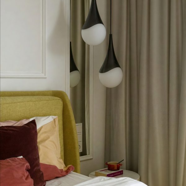 Чёрный подвесной светильник Алто LPN390325XNP LouvreHome