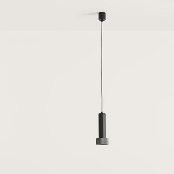 Подвесной светильник Focus S черный - антрацит Aromas del Campo C1279 Matt black/Anthracite