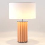 Настольная лампа Sonica золотой металл / белая керамика + белый абажур 801011/36 Aromas del Campo NAC116 Shinny gold / White+801011/36