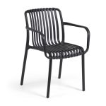Садовый стул Isabellini в черном цвете La Forma (ex Julia Grup) CC5195S01