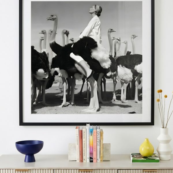 Квадратный постер Wenda & Ostriches DZ24042209/1 LouvreHome