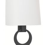 Черное бра Эббот JJ10619-1TC LouvreHome