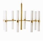 Золотая люстра Амье LHLCH100224XNP LouvreHome