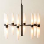Чёрная люстра Амье LHLCH110224XNP LouvreHome