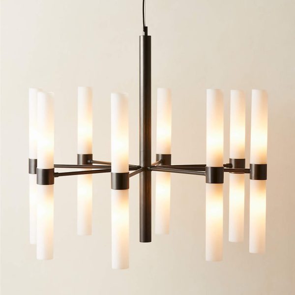 Чёрная люстра Амье LHLCH110224XNP LouvreHome