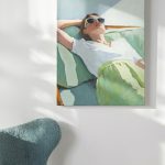 Интерьерная картина Poolside Lounger DZ25072233 LouvreHome