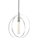 Серебряный потолочный светильник Бекки JJ11137-1DC LouvreHome