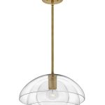Золотой подвесной светильник Хатфилд LHLPN060424SWL LouvreHome