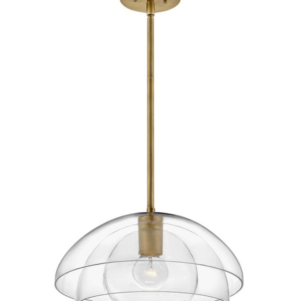 Золотой подвесной светильник Хатфилд LHLPN060424SWL LouvreHome