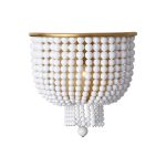 Золотой настенный светильник Бувье JJ10655-1WA LouvreHome