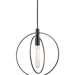 Чёрный подвесной светильник Бекки JJ11137-1DA LouvreHome