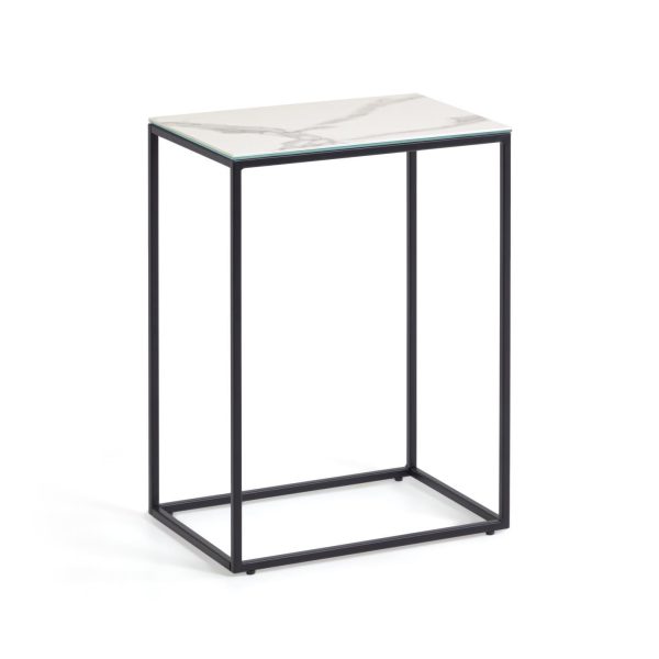Журнальный столик Rewena с керамической столешницей 45 x 30 см La Forma (ex Julia Grup) CC1199K05