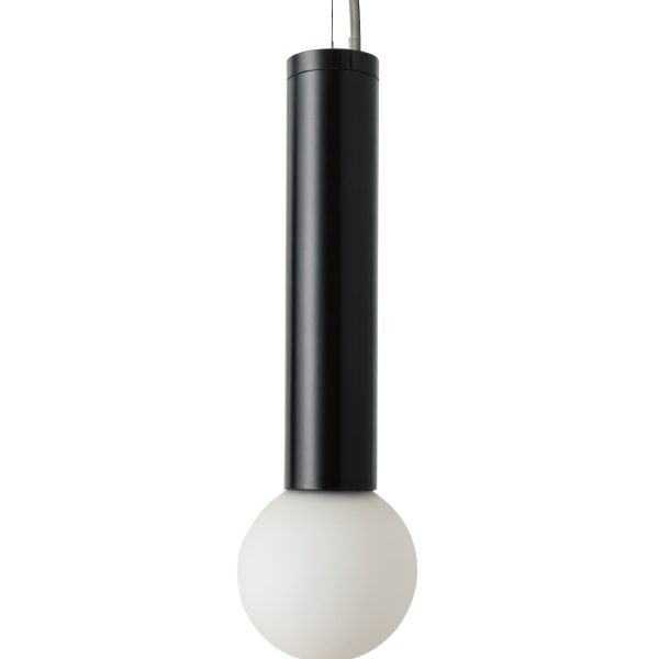 Черный подвесной светильник Кло P7561PB LouvreHome