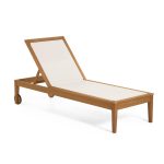 Шезлонг Caterin из эвкалипта бежевый La Forma (ex Julia Grup) CC2158J33
