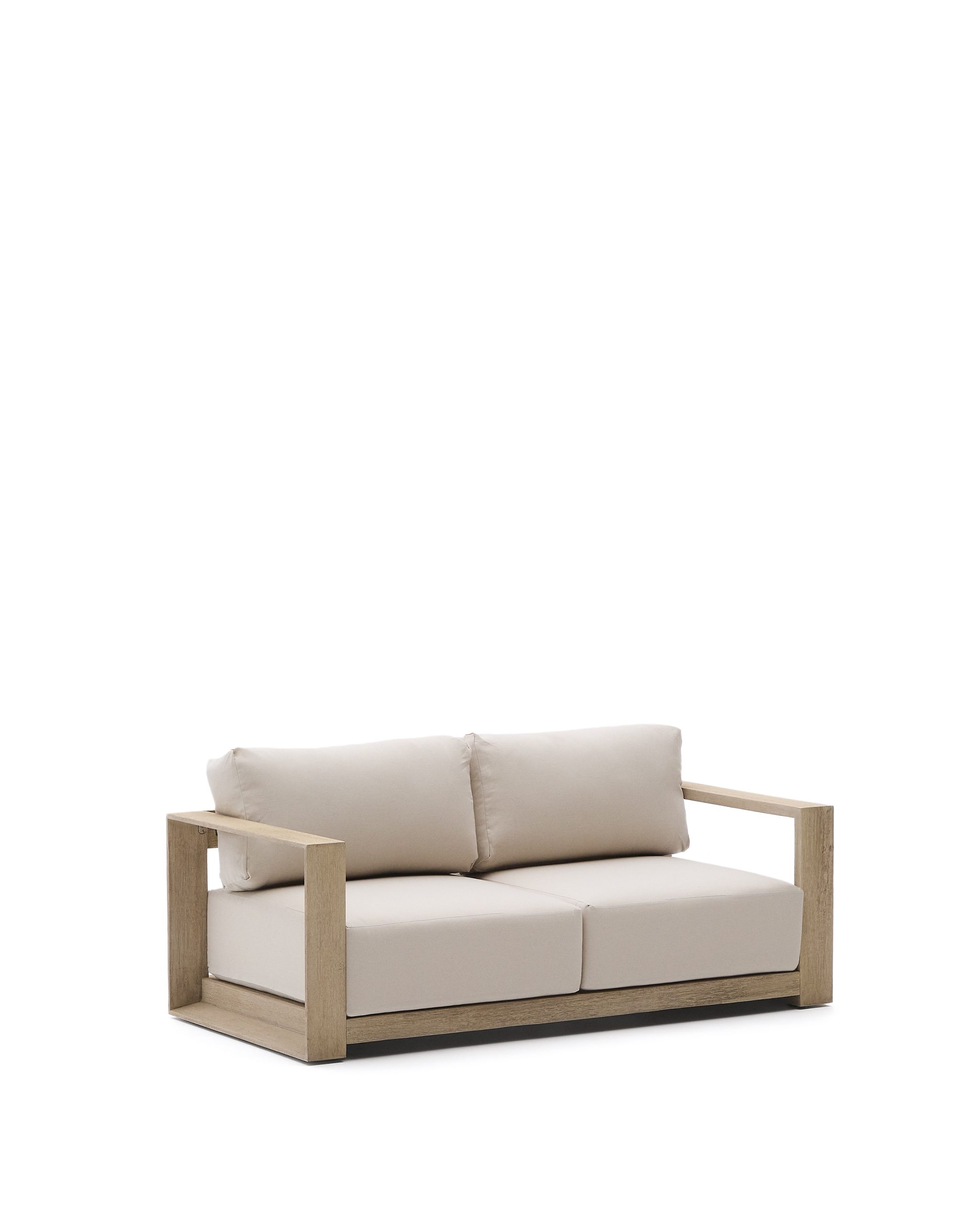 dc23b93db0f1485f9cabf2d49ba0ac52 Диван Ambra 2-местный уличный из акации со светлой отделкой 174 см La Forma (ex Julia Grup) S00046MA87