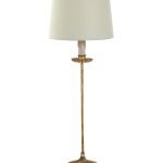 Настольная лампа Грант с белым абажуром JJ11071-1TB LouvreHome