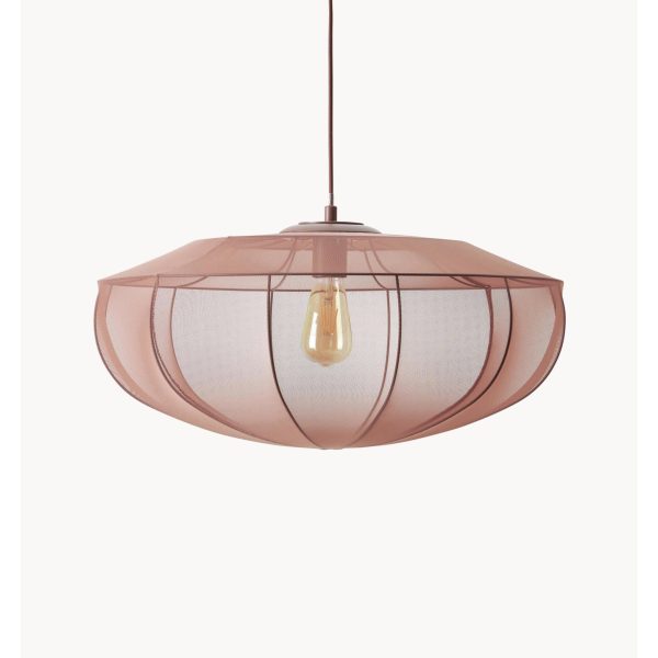 Пудрово-розовый подвесной светильник Бьорн 21008-1DB LouvreHome
