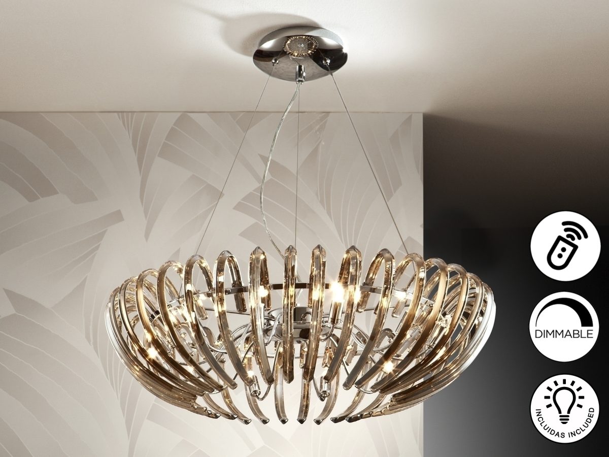 Люстра Ariadna 12L шампань DIMABLE — изображение 4