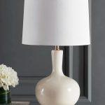 Кремовая настольная лампа Эверли LHLTL8246PQS LouvreHome