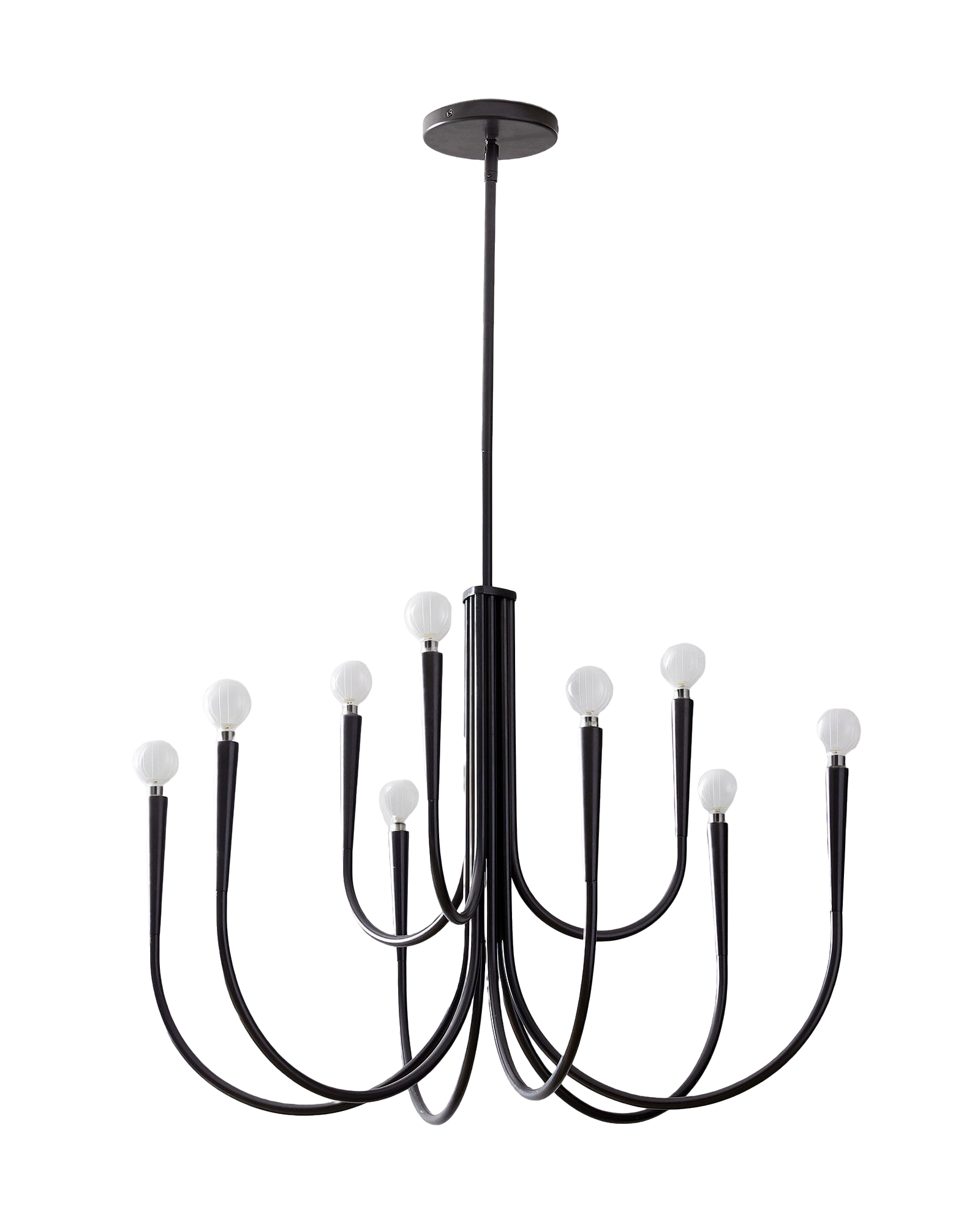 f7e4e512bef64b74963337b74e0bcb9d Чёрная люстра Свуп LHLCH240124XNP LouvreHome