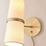Золотое бра Флемиш с проводом JJ11116-2WA LouvreHome
