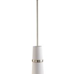 Серебряный подвесной светильник Флемиш JJ11121-1DB LouvreHome