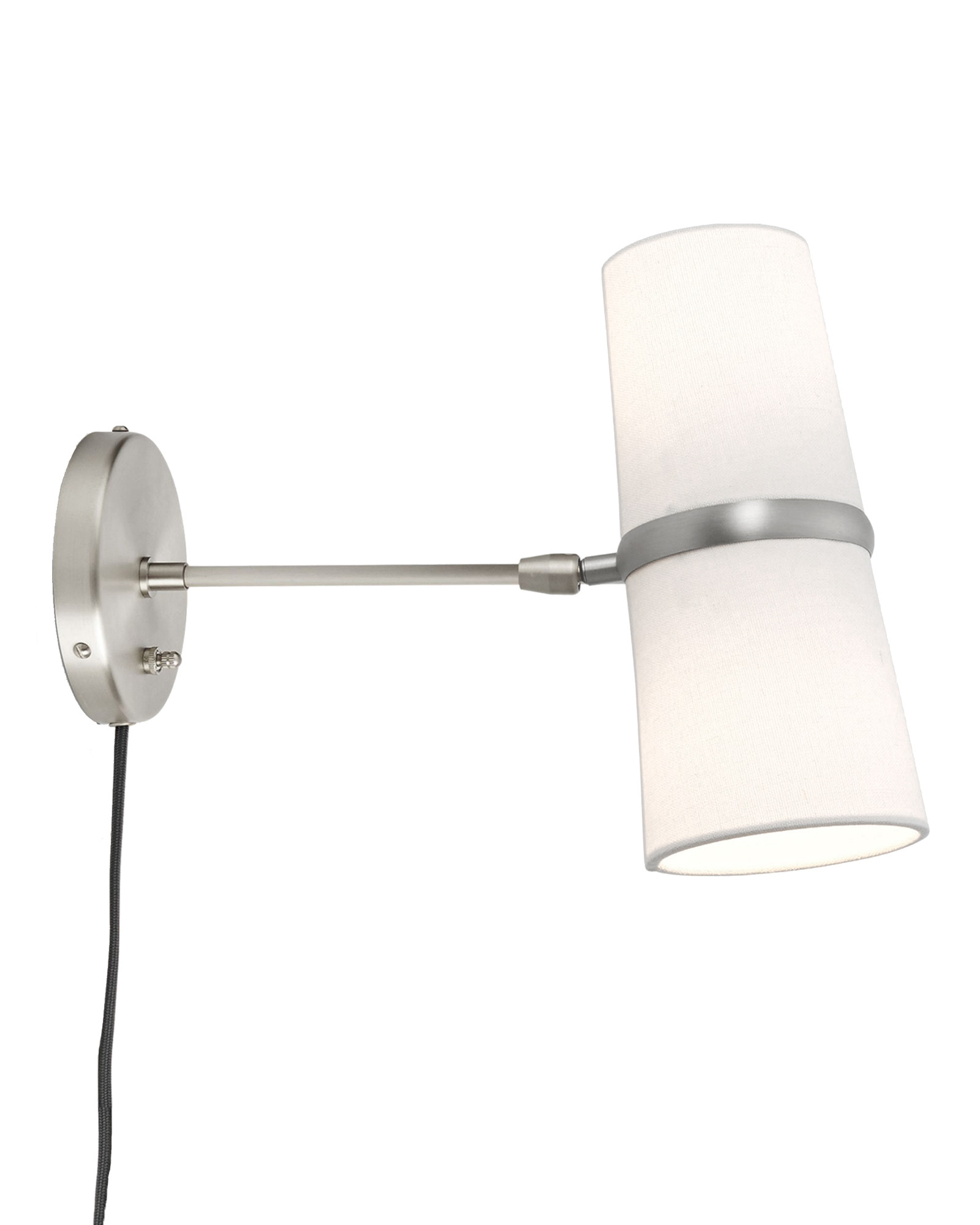 flemish-nickel-plug-in-sconce Серебряное бра Флемиш с проводом JJ11118-2WC LouvreHome