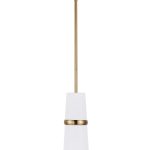 Золотой подвесной светильник Флемиш JJ11121-1DA LouvreHome