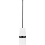 Чёрный подвесной светильник Флемиш JJ11121-1DC LouvreHome