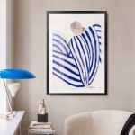 Постер Blue Stripe DZ25072208 LouvreHome