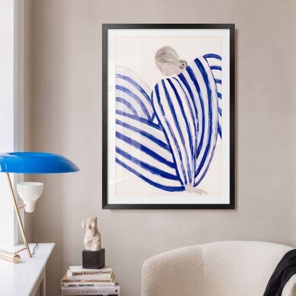 Постер Blue Stripe DZ25072208 LouvreHome
