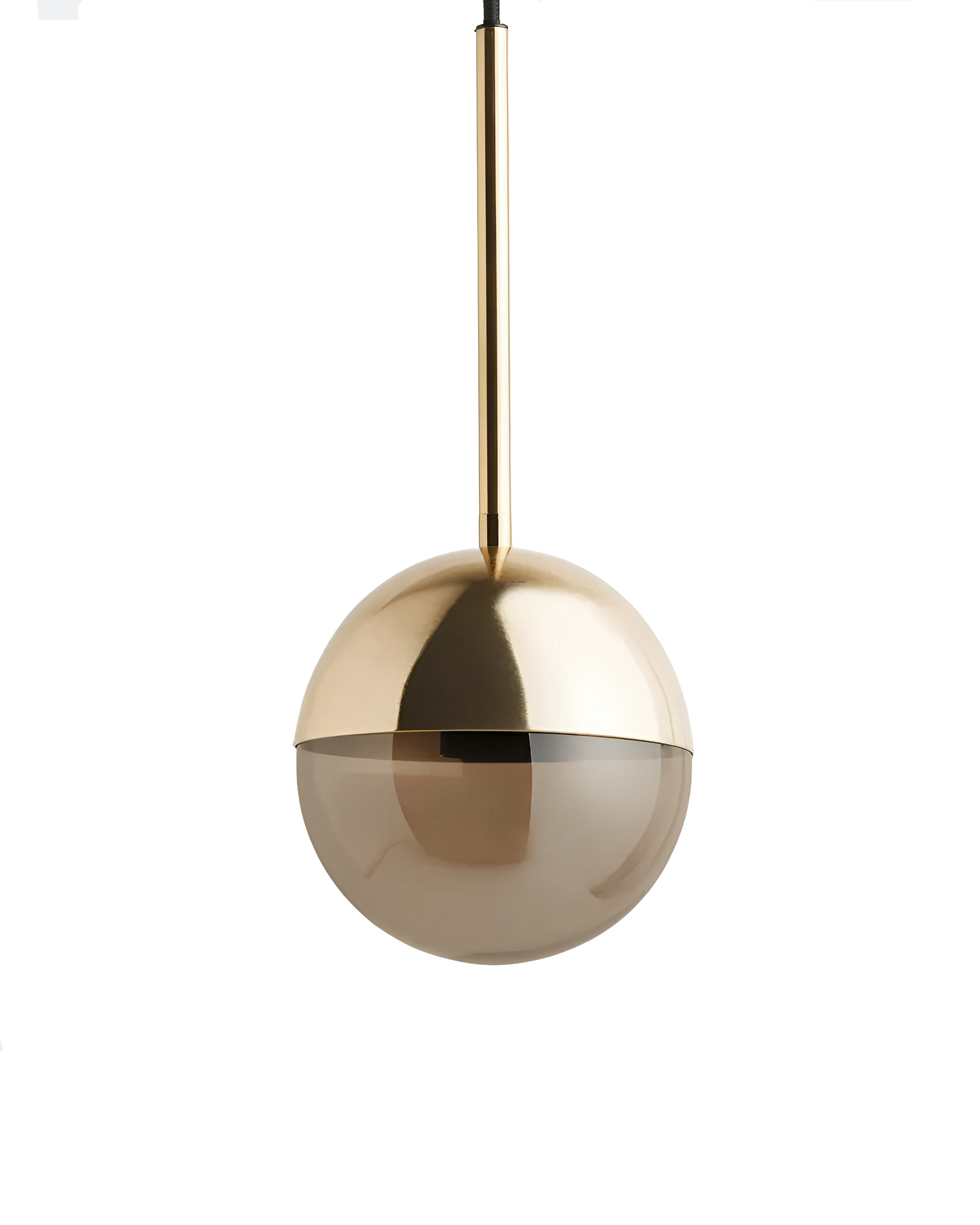 gold-modern-pendant-ward-l-size-with-smoky-shade Золотой подвесной светильник Уорд с дымчатым плафоном LHLPN010224XNP LouvreHome