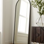 Зеркало в черной арочной раме Хансен LHDFM191223SH LouvreHome