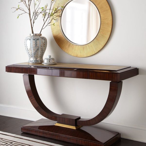 Круглое зеркало в золотой раме Арно DWM05352PND LouvreHome