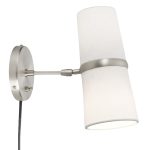 Серебряное бра Флемиш с проводом JJ11116-2WC LouvreHome
