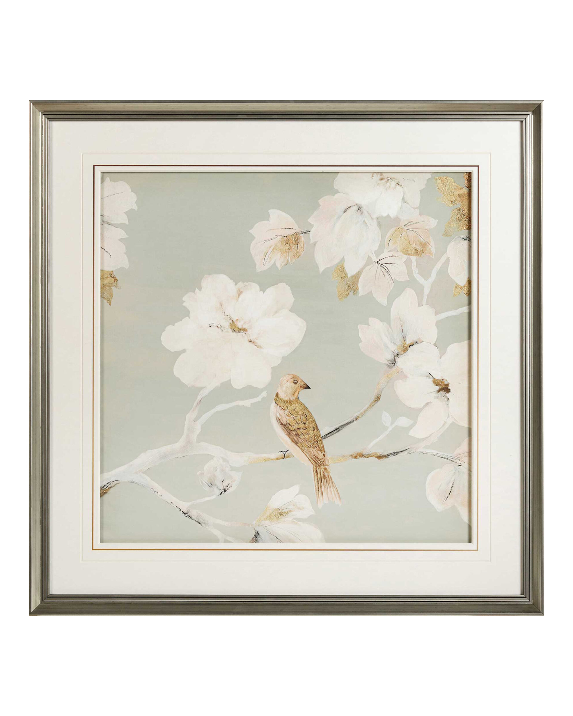 interior-print-birds-and-flowers-i-main Постер в раме Birds and flowers - I 23P0026 LouvreHome